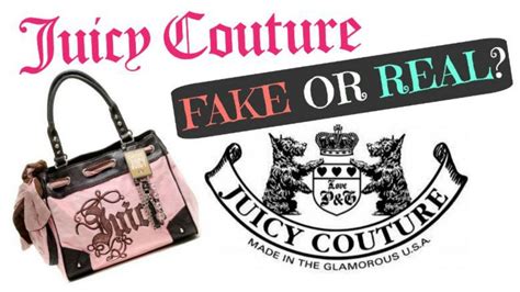 real vs fake juicy couture bags|false juicy couture items.